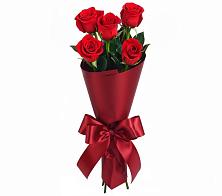 Букет 5 Красных роз Эдлесс Лав в Сармаково