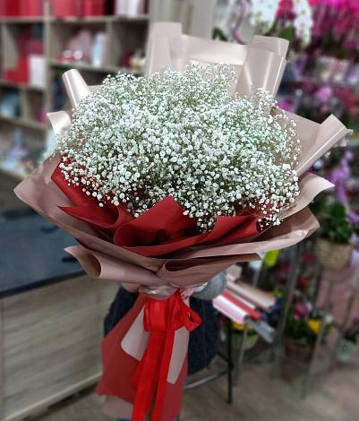 Букет цветов из: Гипсофила в Сармаково