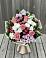 Букет цветов из: Альстромерии, Гвоздики, Розы и Хризантемы в Сармаково