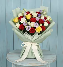 Букет цветов из:  Розы в Сармаково