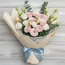 Букет цветов из:  Лизиантусы #REPLACE_PRED# Сармаково