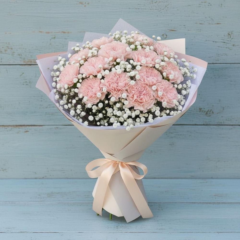 Букет цветов из: Гвоздики в Сармаково