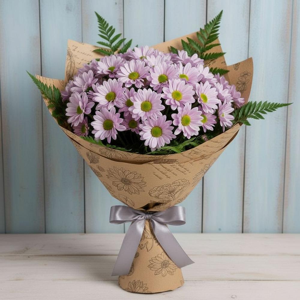 Букет цветов из: Хризантемы в Сармаково