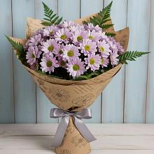 Букет цветов из:  Хризантемы #REPLACE_PRED# Сармаково