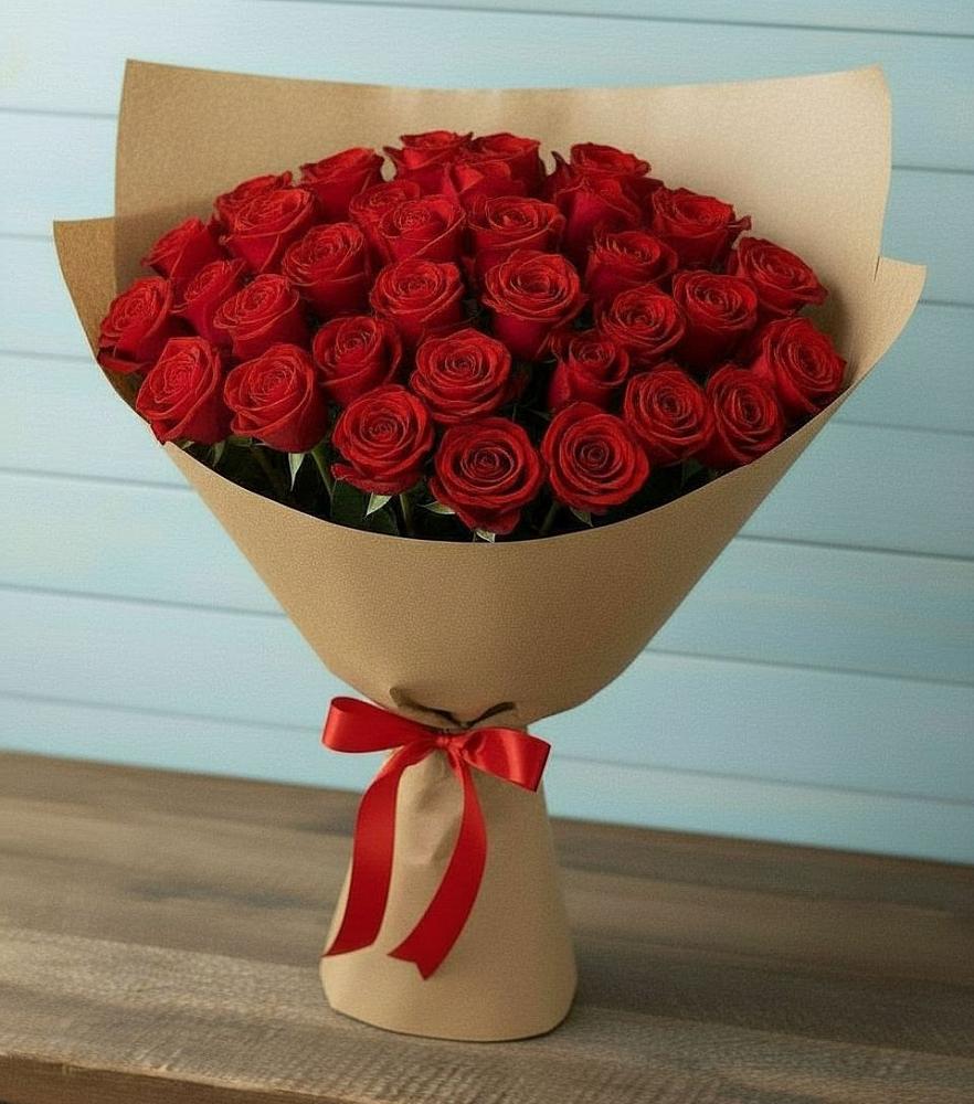 Букет Красные розы Милано в Сармаково