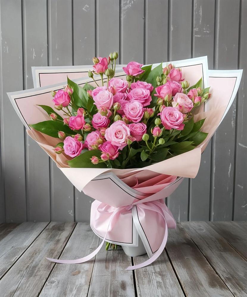 Букет Розовый кустик в Сармаково