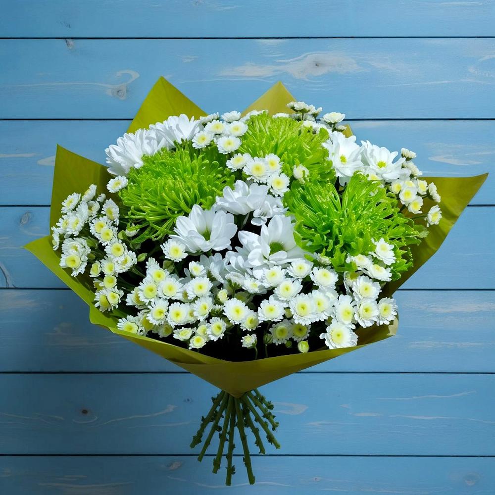 Букет цветов из: Хризантемы в Сармаково