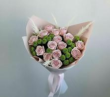 Букет цветов из:  Розы и Хризантемы в Сармаково