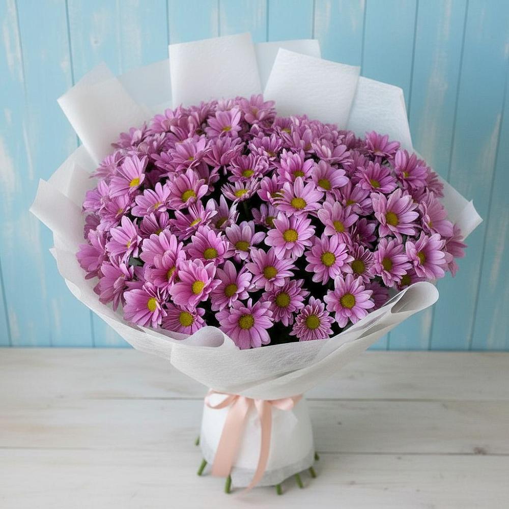 Букет цветов из: Хризантемы в Сармаково