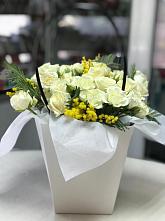 Цветочная композиция из Розы  в Сармаково