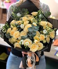 Букет цветов из:  Розы и Лизиантусы #REPLACE_PRED# Сармаково