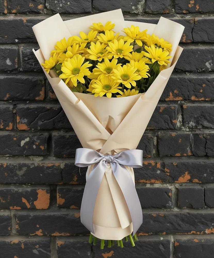 Букет цветов из: Хризантемы в Сармаково
