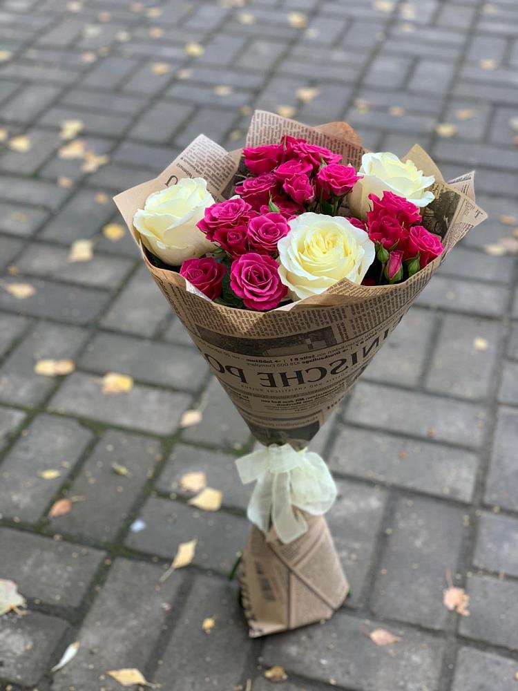 Букет цветов из: Розы в Сармаково