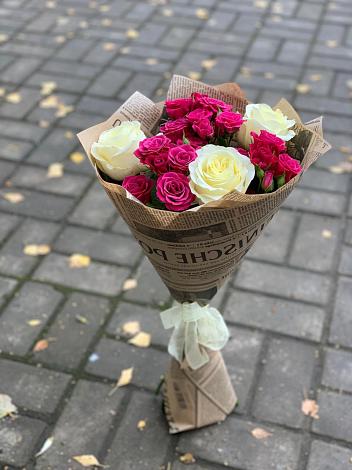 Букет цветов из: Розы в Сармаково