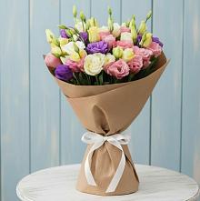Букет цветов из:  Лизиантусы в Сармаково